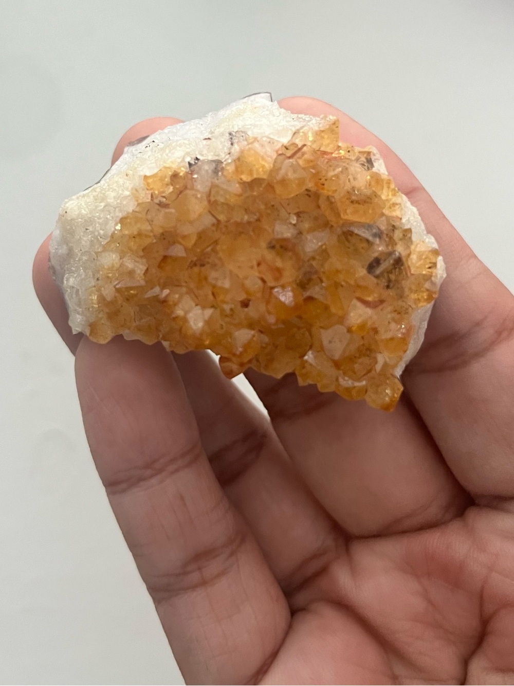 Citrine Crystal Geode Cluster
